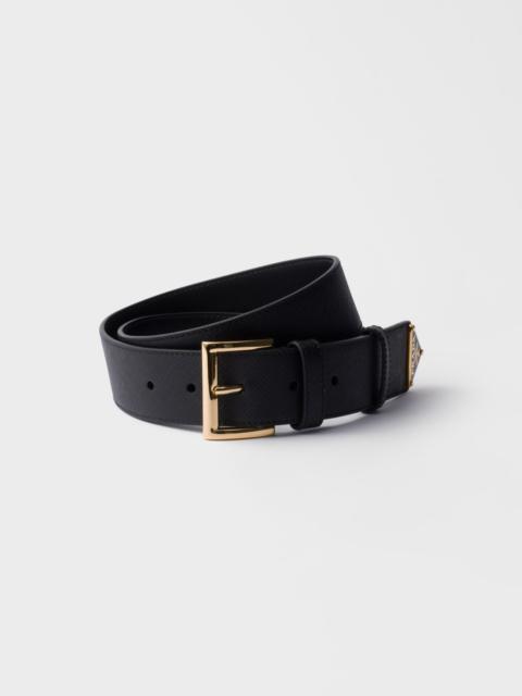 Prada Saffiano leather belt