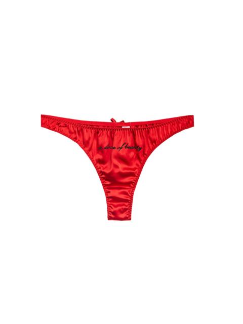 Fleur du Mal a dose of beauty Luxe Thong