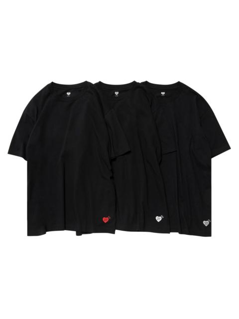 Human Made Human Made T-Shirt (3 Pack) 'Black'