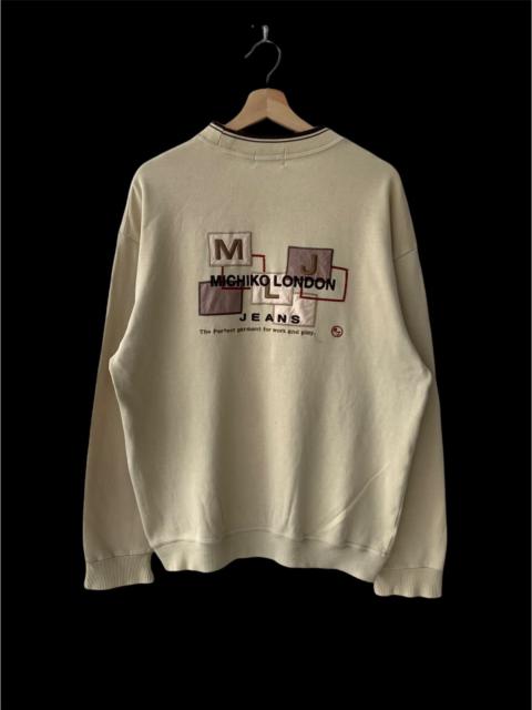 Other Designers Vintage - Vintage Distressed Michiko London Embroidered Crewneck