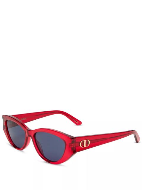 Dior DiorGlow B11 Cat Eye Sunglasses, 53mm