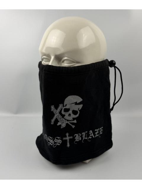 Other Designers Japanese Brand - punk style cross blaze skull neck gaiter tc58