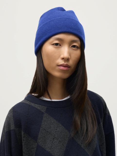 Johnstons of Elgin Braemar Blue Cashmere Beanie
