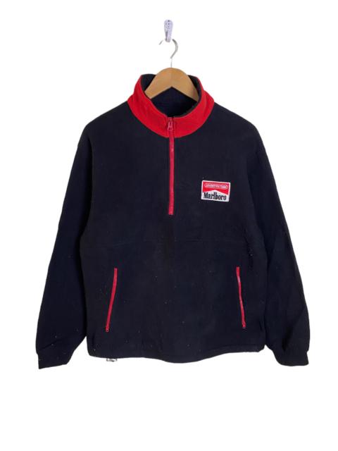 Other Designers Vintage - Vintage Marlboro Fleece Half Zipper Pullover Sweatshirt