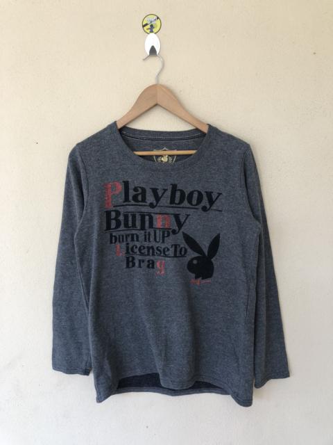 Other Designers Playboy - PLAYBOY BRAGS ON BUNNY SWEATSHIRT