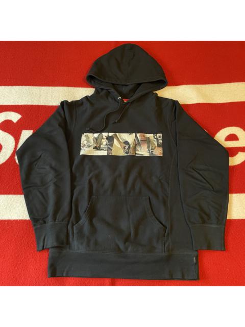 Supreme Supreme - Kids 40oz Hoodie Hooded Sweatshirt Sweater Black