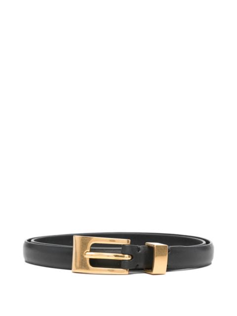 The Row Downtown buckled leather belt