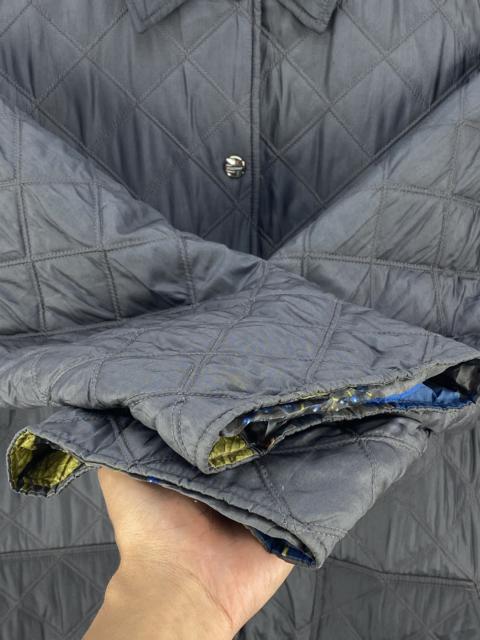 Salvatore Ferragamo Quilted Nylon Snap Button Jacket