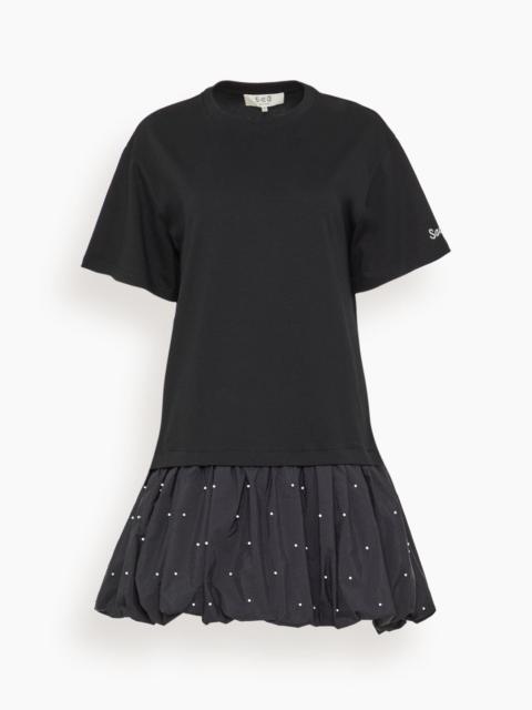 Sea Alberta Pearl T-Shirt Dress in Black