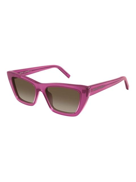 SAINT LAURENT Saint Laurent Ladies Black Cat Eye Sunglasses SL276MICA 061