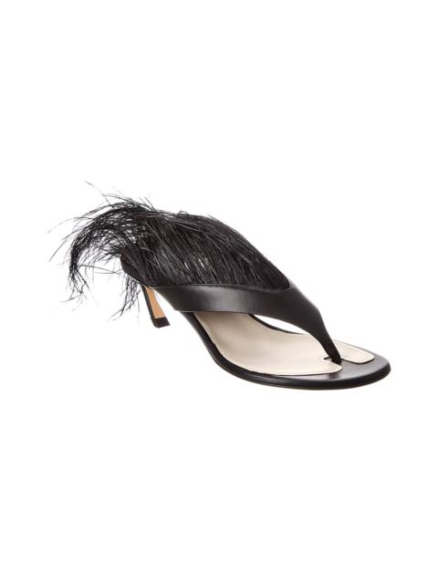 Lanvin LANVIN Swing Melodie 45 Leather Sandal