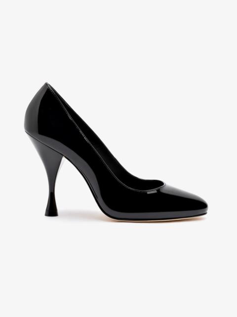 Larroudé Michelle Pump In Black Patent Leather