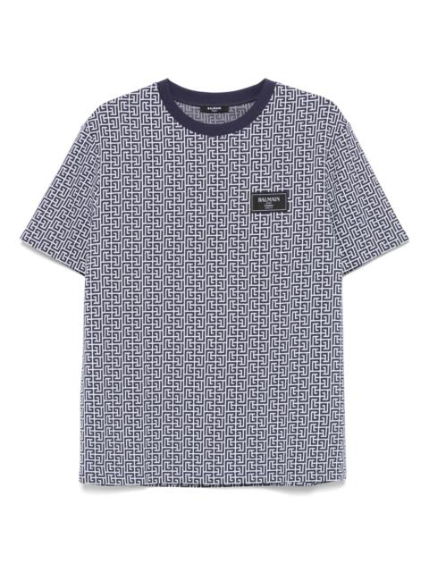 Balmain PB Labyrinth-jacquard T-shirt