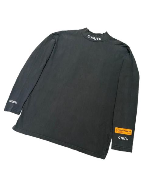 Heron Preston longsleeve turtle neck logo