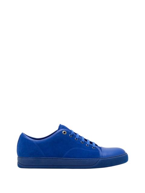 Lanvin Lanvin DBB1 Leather And Suede Sneakers in Blue at Nordstrom