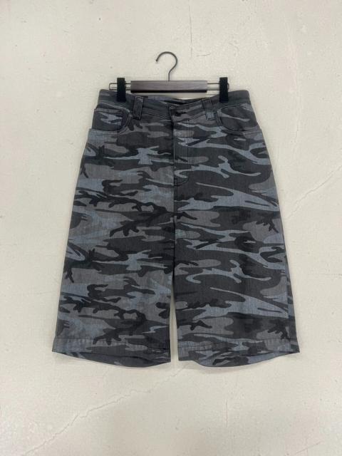 BALENCIAGA Balenciaga Camo Denim Shorts
