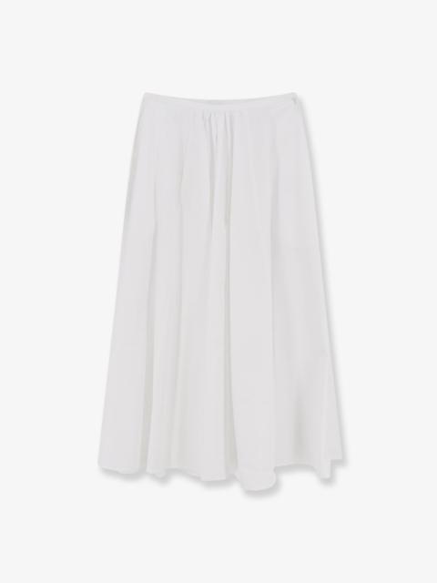 Aspesi Aspesi Cotton Long Skirt White