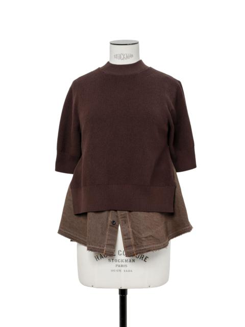 sacai Denim x Knit Pullover