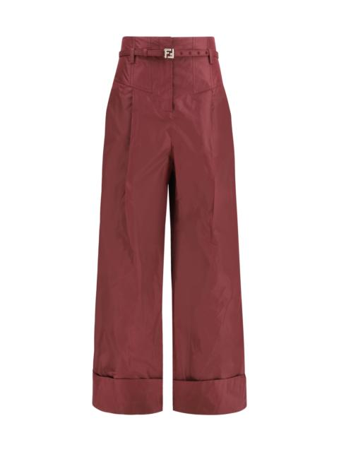 FENDI Fendi Taffeta Silk Pants