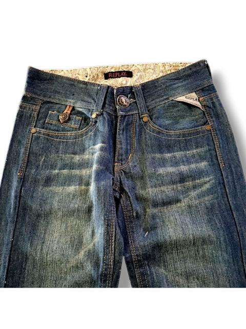 Other Designers Replay Presley Jeans For Women Leather Tag with Rare design