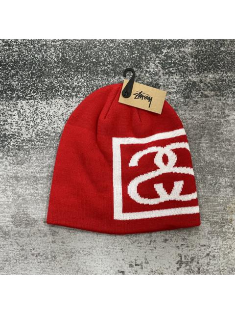 Stüssy Stussy Big SS Logo Beanie Hat Red