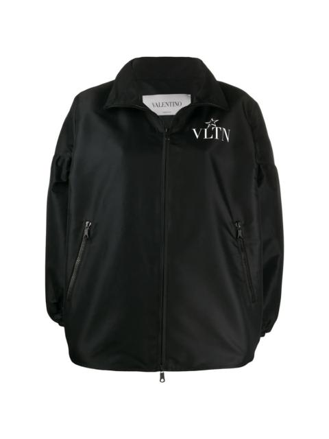 Valentino Valentino Garavani Logo Print Bomber Jacket