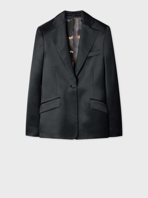 Paul Smith Women's Navy Satin Blazer