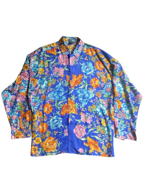 VERSACE Vintage 90’s Versus Versace Floral Silk Shirt
