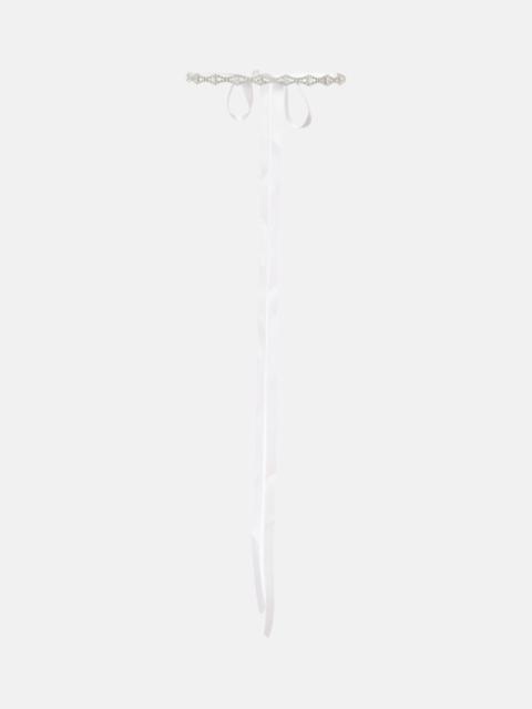 Jennifer Behr Rosita crystal-embellished choker