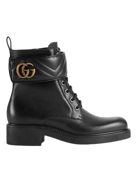 GUCCI Marmont leather ankle boots