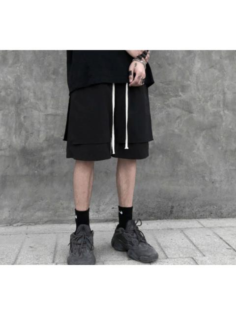 Other Designers Japanese Brand - Double layered black shorts