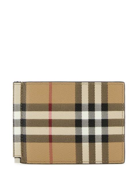Burberry Burberry Men Printed Canvas Cardholder