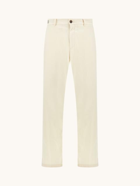 Paul & Shark SILK AND STRETCH COTTON CHINO PANTS