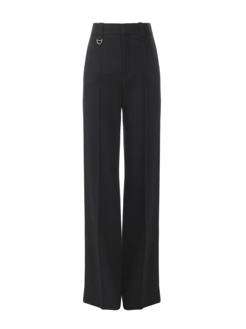Chloé BOYISH TAILORED PANTS IN WOOL GRAIN DE POUDRE