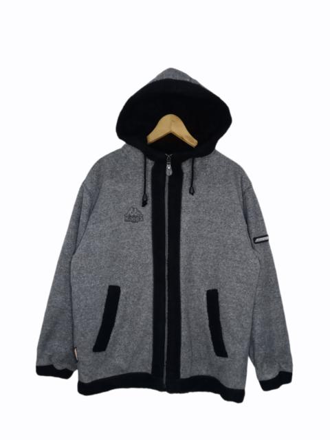 Other Designers VINTAGE KAPPA AEROTHERMO FLEECE ZIPPER HOODIE JACKET