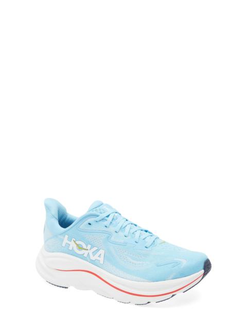 HOKA HOKA Clifton 10 Running Shoe in Soaring Blue /Frost at Nordstrom