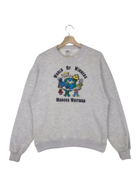Other Designers Vintage - 90’s Marcus Whitman World Of Winners Sweatshirts Crewneck