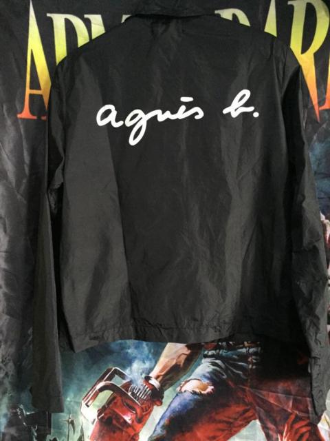 Other Designers Vintage Agnes B Spell Out Winbreaker Jacket Big Logo