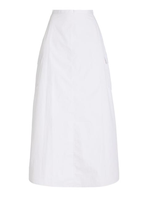 THIRD FORM Roam Cotton Maxi Skirt white