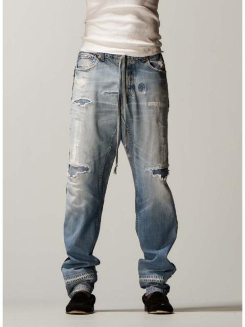 Greg Lauren $1250 Greg Lauren Tux Denim Lounge Pant Jeans