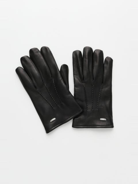 Our Legacy His Gloves Black Leather
