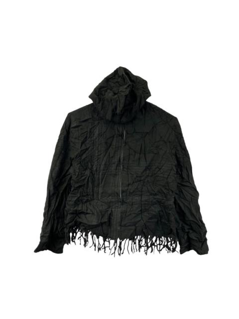 Other Designers Vintage - Vtg 90’ DOUXCE DEUX ITALY Boro Hoodie Jacket Sweater