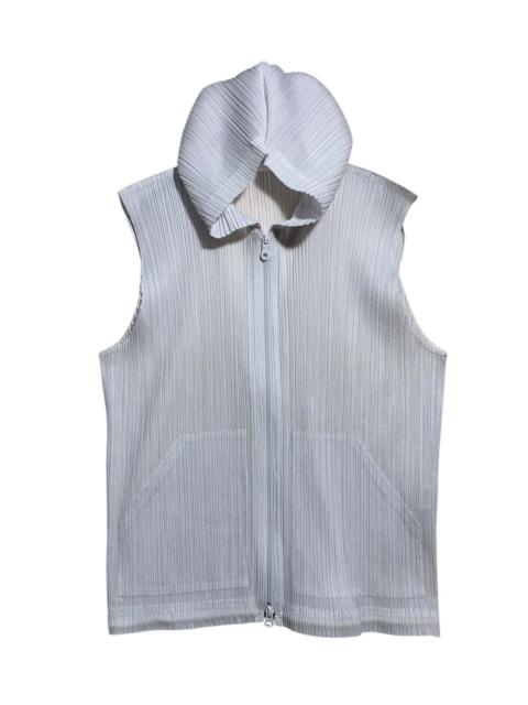 Other Designers 🔥ISSEY MIYAKE PLEATS PLEASE ZIPPER HOODIE SLEEVELESS