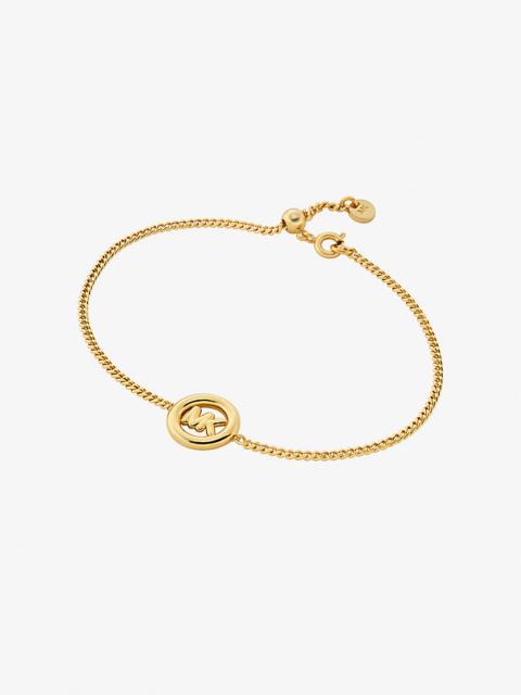 MICHAEL KORS Logo Charm Slider Bracelet
