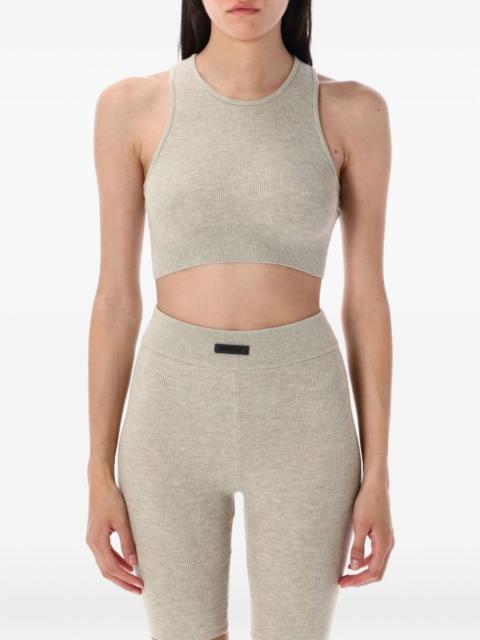 ESSENTIALS crew-neck ribbed tank top