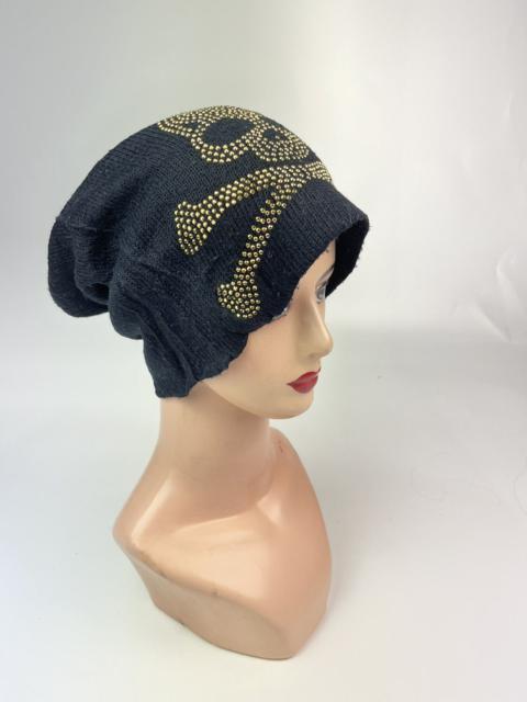 Other Designers Japanese Brand - Hang Over japanese Skull Beanie Hat punk Snow cap