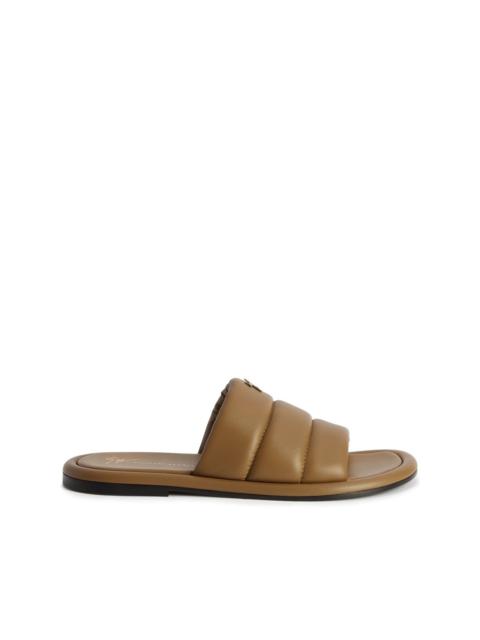 Giuseppe Zanotti Harmande quilted leather slides