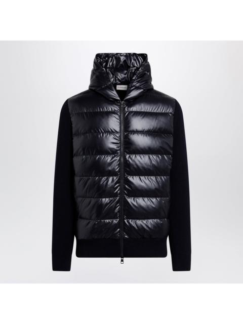 Moncler Moncler Blue Padded Wool Zip-Up Hoodie Men