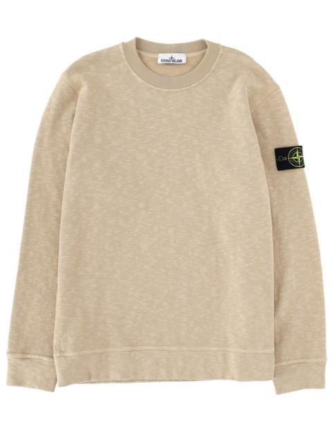 Stone Island COTTON SWEATSHIRT WITH LOGO PATCH