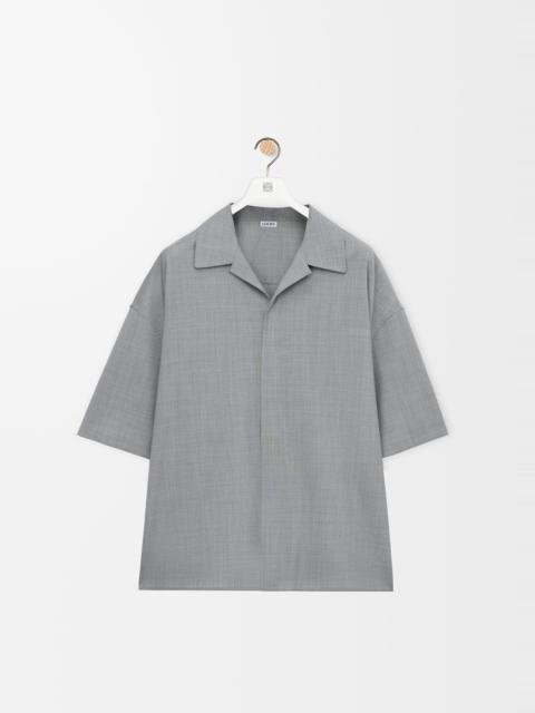 Loewe Short sleeve shirt in wool